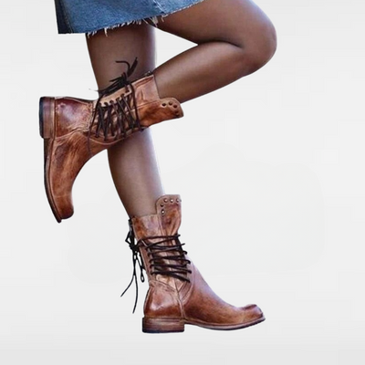 WYNONA | RUSTIKALE VINTAGE LEDERSTIEFEL
