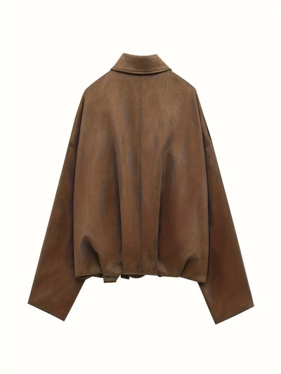 Siena™  | Kurze Wildlederjacke im Retro-Stil