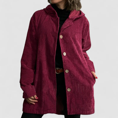 Cordia™ | Gemütliche Cordjacke mit Kapuze