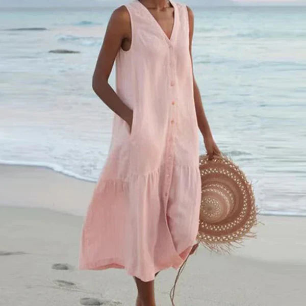 BIANCA – Hemdkleid Ärmellos Sommer