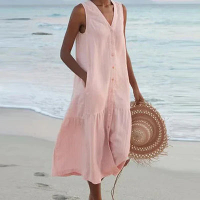 BIANCA – Hemdkleid Ärmellos Sommer