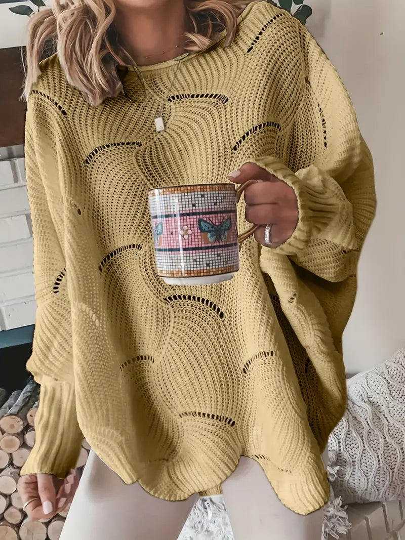Amélie™ | Übergroßer Strickpullover