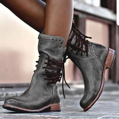 Maura | Leder Schnürstiefel