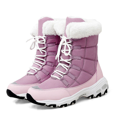 Moipheng | Wasserdichte Plüschgefütterte Stiefeletten