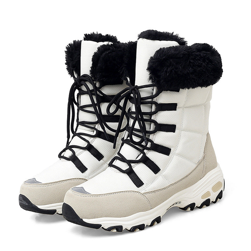 Moipheng | Wasserdichte Plüschgefütterte Stiefeletten