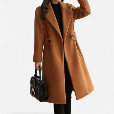 Klassischer Wollmischmantel – Winter Eleganz und Komfort