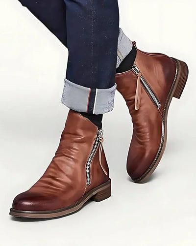 Fritz Stiefel mit seitlichem Reißverschluss