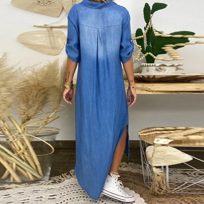 NOOR – Maxikleid Denim