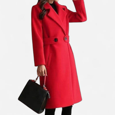 Klassischer Wollmischmantel – Winter Eleganz und Komfort