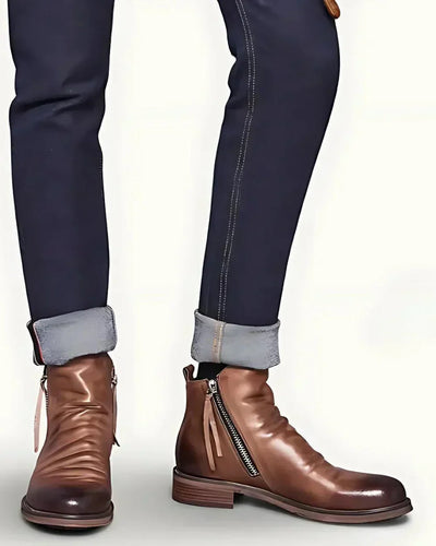 Fritz Stiefel mit seitlichem Reißverschluss