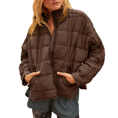 April™ – Leichte kompakte Zip-Pufferjacke