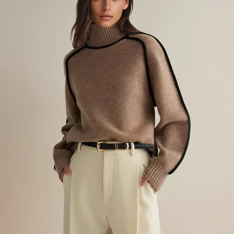 Amanda | Stylischer Rollkragenpullover