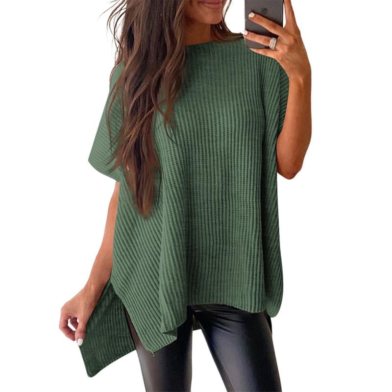 Sylvaine™ | Locker sitzender Rundhals-Strickpullover