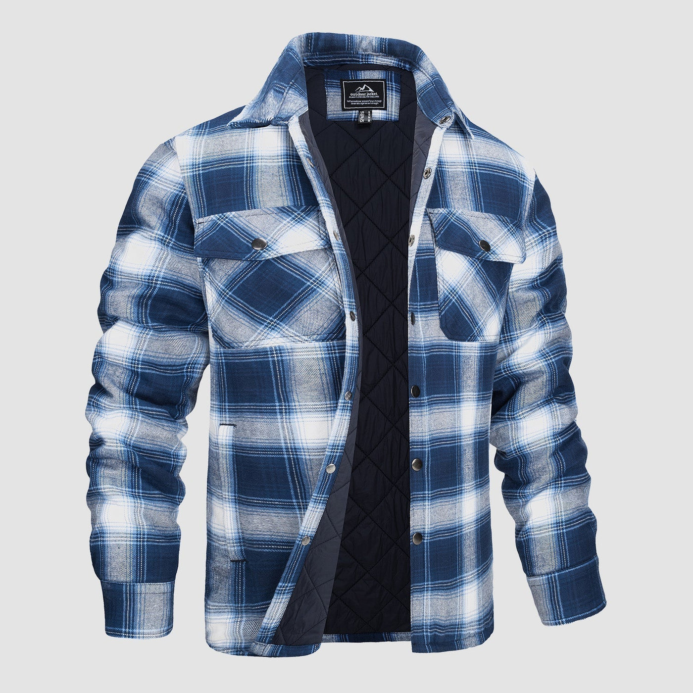 Vielseitiges Design Kariertes Bomberjacke