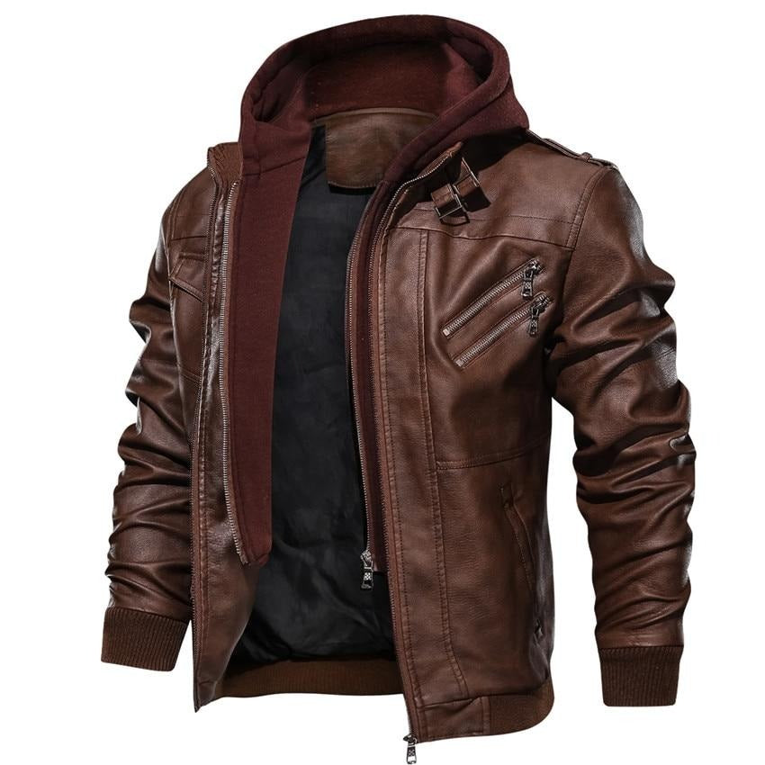 Kunstlederjacke