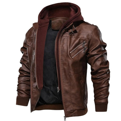 Kunstlederjacke