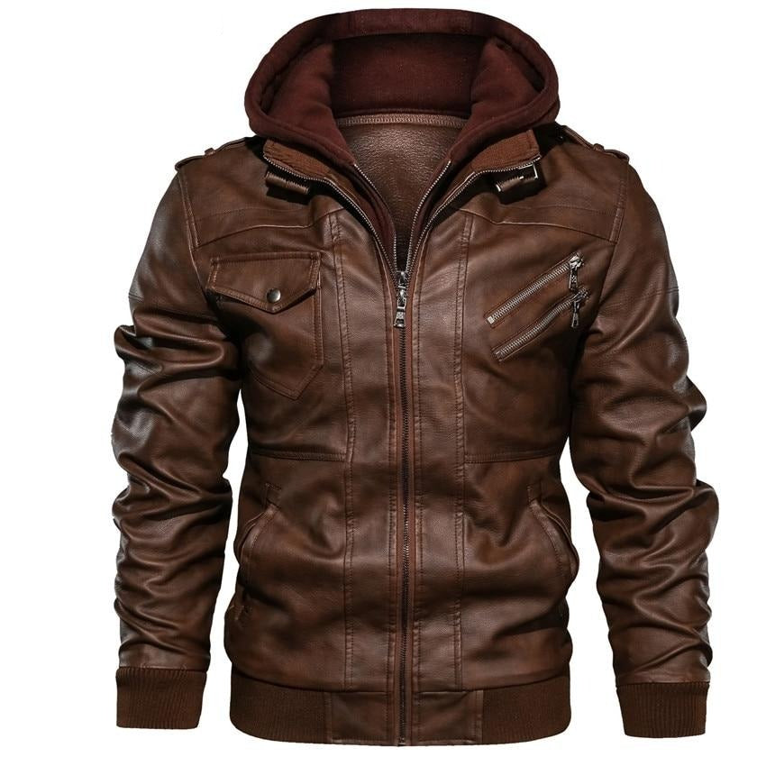 Kunstlederjacke