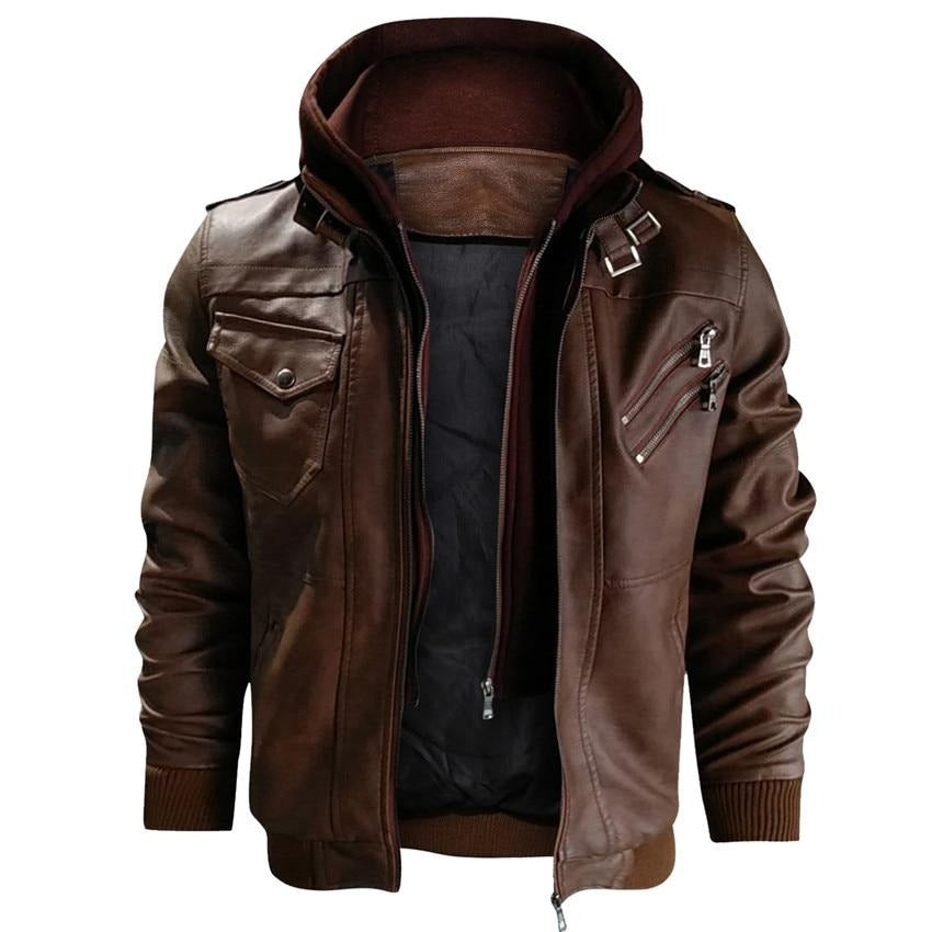 Kunstlederjacke