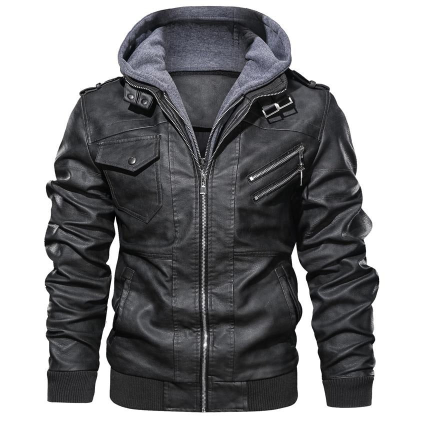 Kunstlederjacke