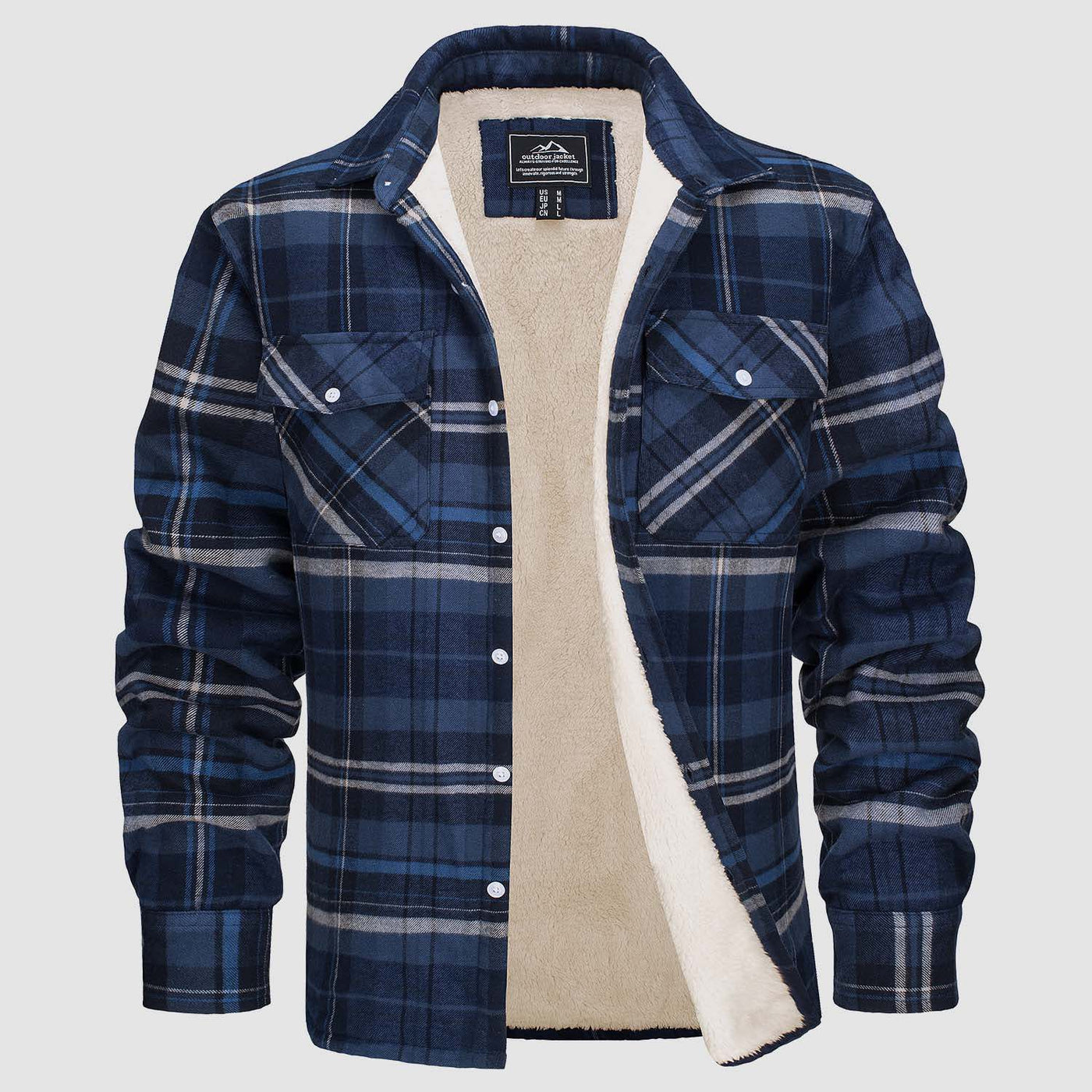 FLEECE-DOPPELJACKE