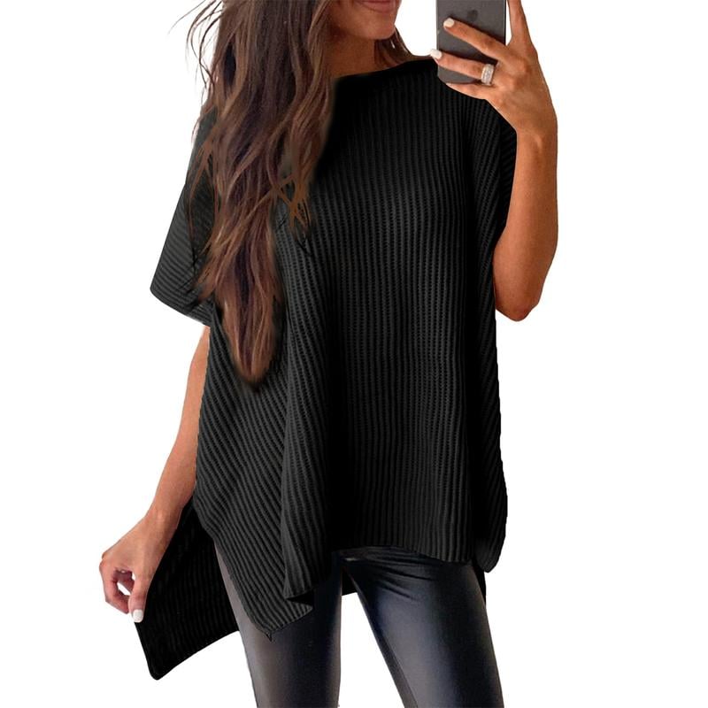Sylvaine™ | Locker sitzender Rundhals-Strickpullover
