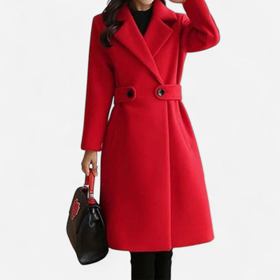 Klassischer Wollmischmantel – Winter Eleganz und Komfort