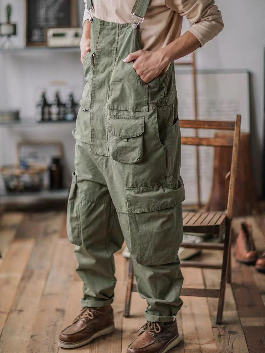 Louis™ | Klassische grüne Latzhose