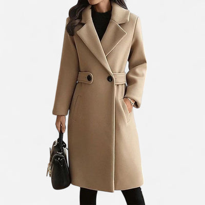 Klassischer Wollmischmantel – Winter Eleganz und Komfort