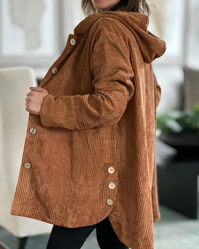 Cordia™ | Gemütliche Cordjacke mit Kapuze