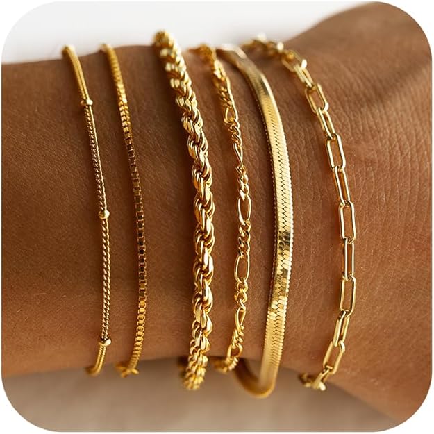 Armband-Set Isabella | Gold