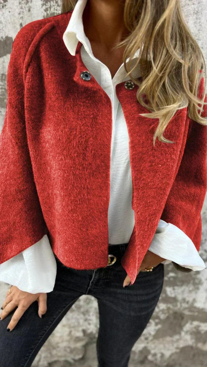Tess™ | Premium Moderner Wollcardigan