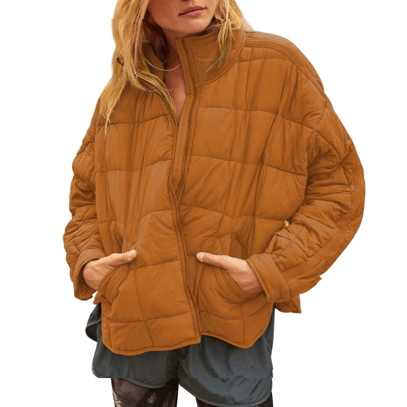 April™ – Leichte kompakte Zip-Pufferjacke