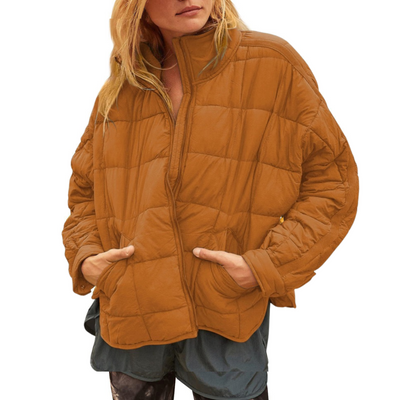 April™ – Leichte kompakte Zip-Pufferjacke