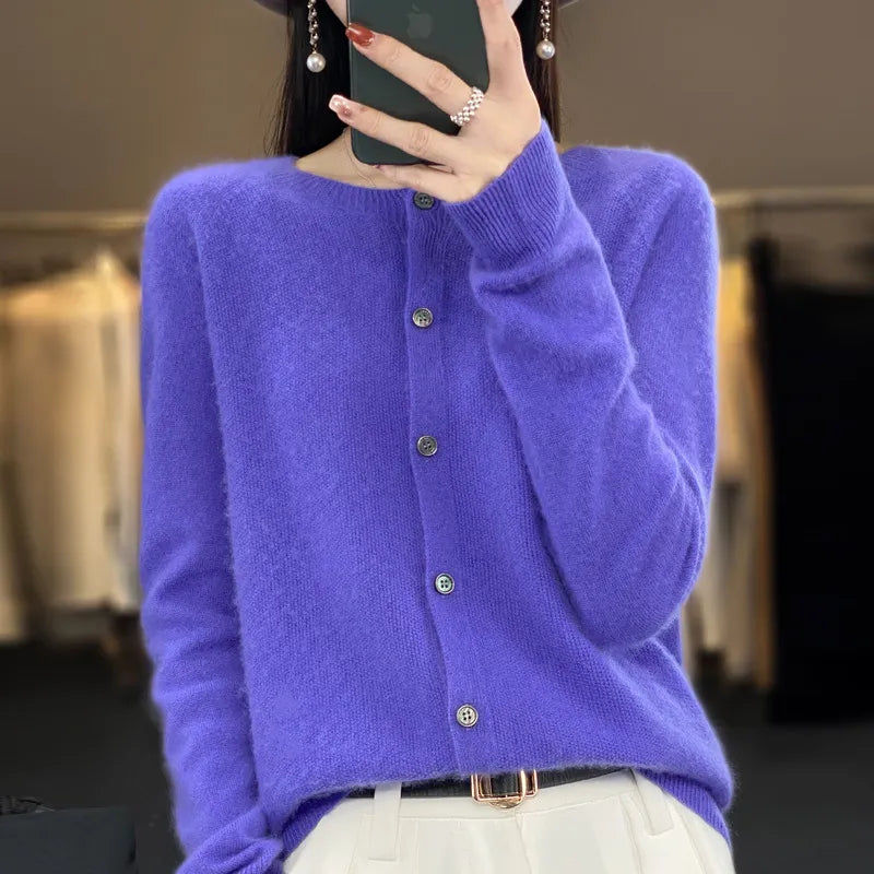 Anna | Merinowolle Cardigan