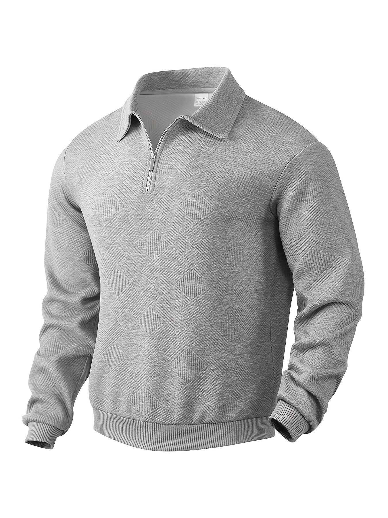 Oscar – Vintage-Zip-Pullover mit geometrischem Design