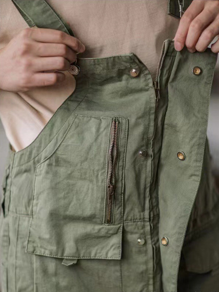 Louis™ | Klassische grüne Latzhose