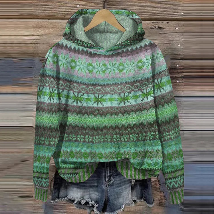 Lina | Ethnischer Strickpullover