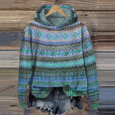 Lina | Ethnischer Strickpullover