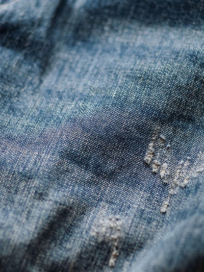 Julien™ | Retro-Blue-Washed Latzhose