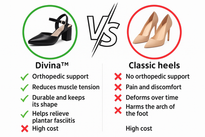 DIVINA – Orthopädische Komfort-Absatzschuhe für Damen