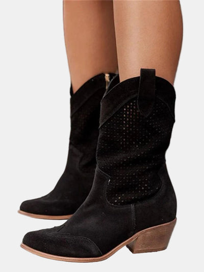 Piper | Perforierte Ankle Boots