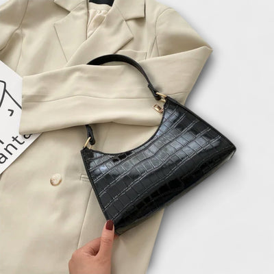 Flair. Glänzende Ledertasche