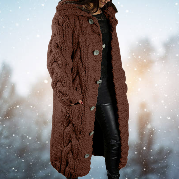 Bella | Eleganter Intrecciato Cardigan für Damen