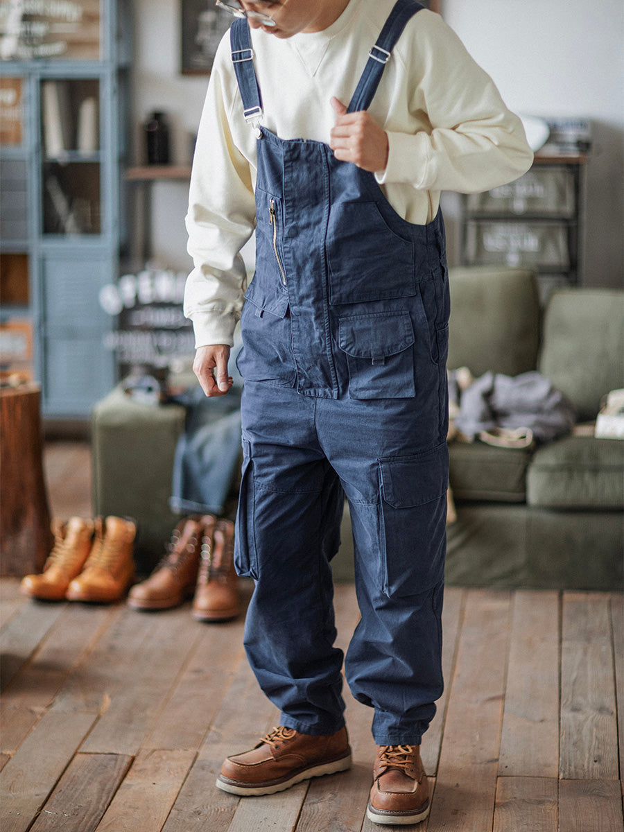 Louis™ | Klassische grüne Latzhose