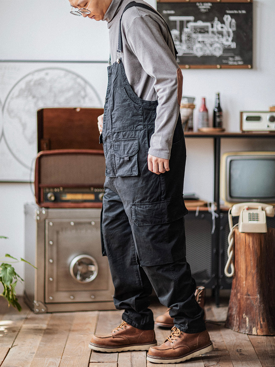 Louis™ | Klassische grüne Latzhose