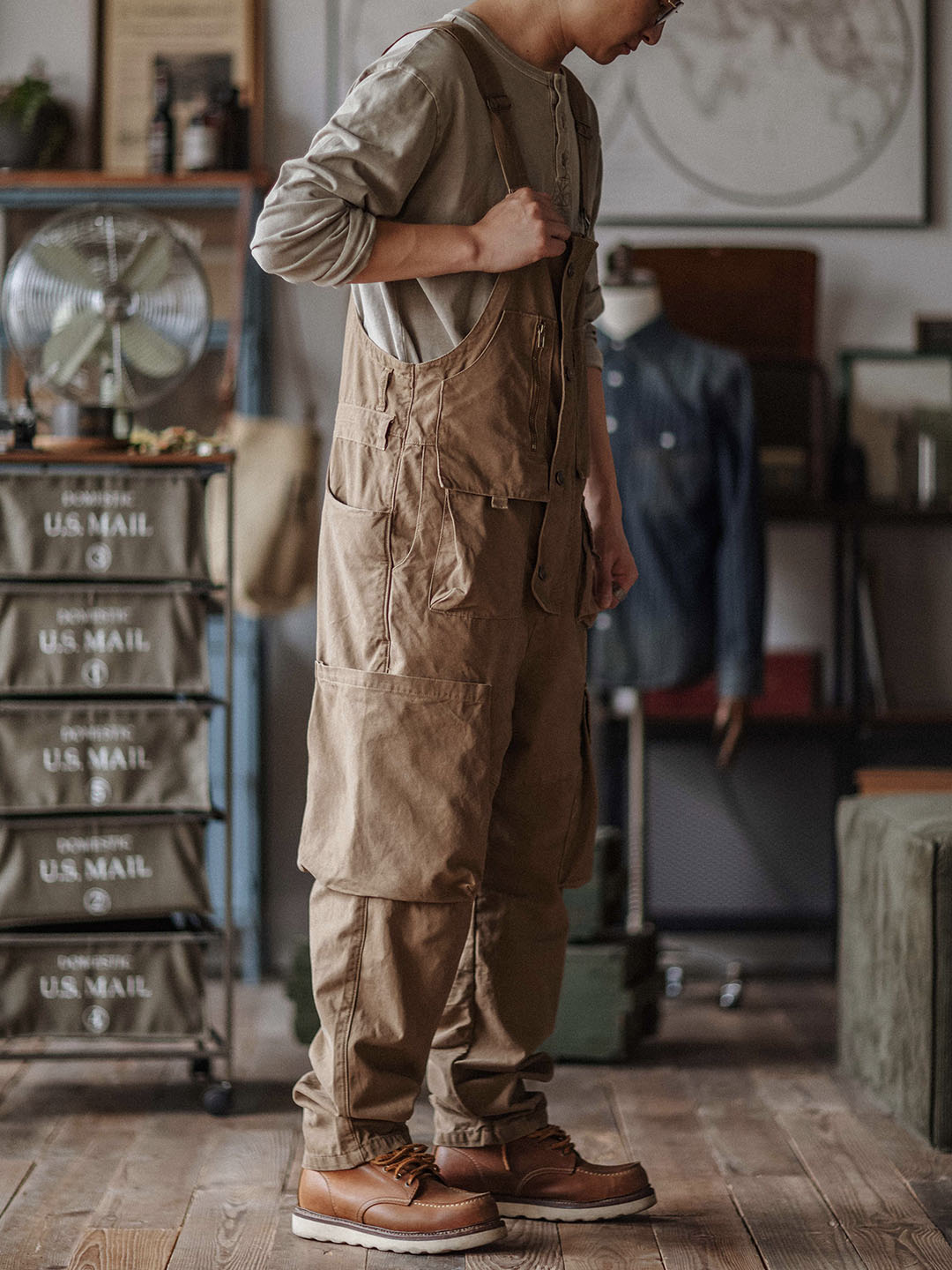 Émile™ | Robuste dunkelblaue Latzhose
