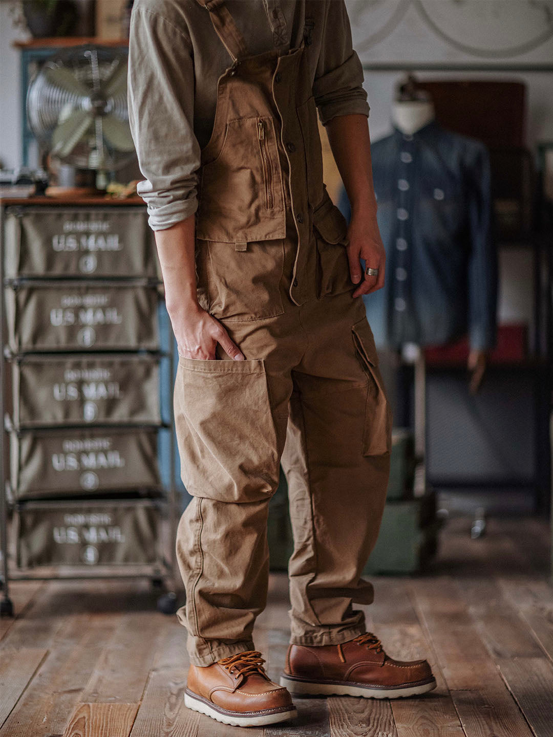 Émile™ | Robuste dunkelblaue Latzhose