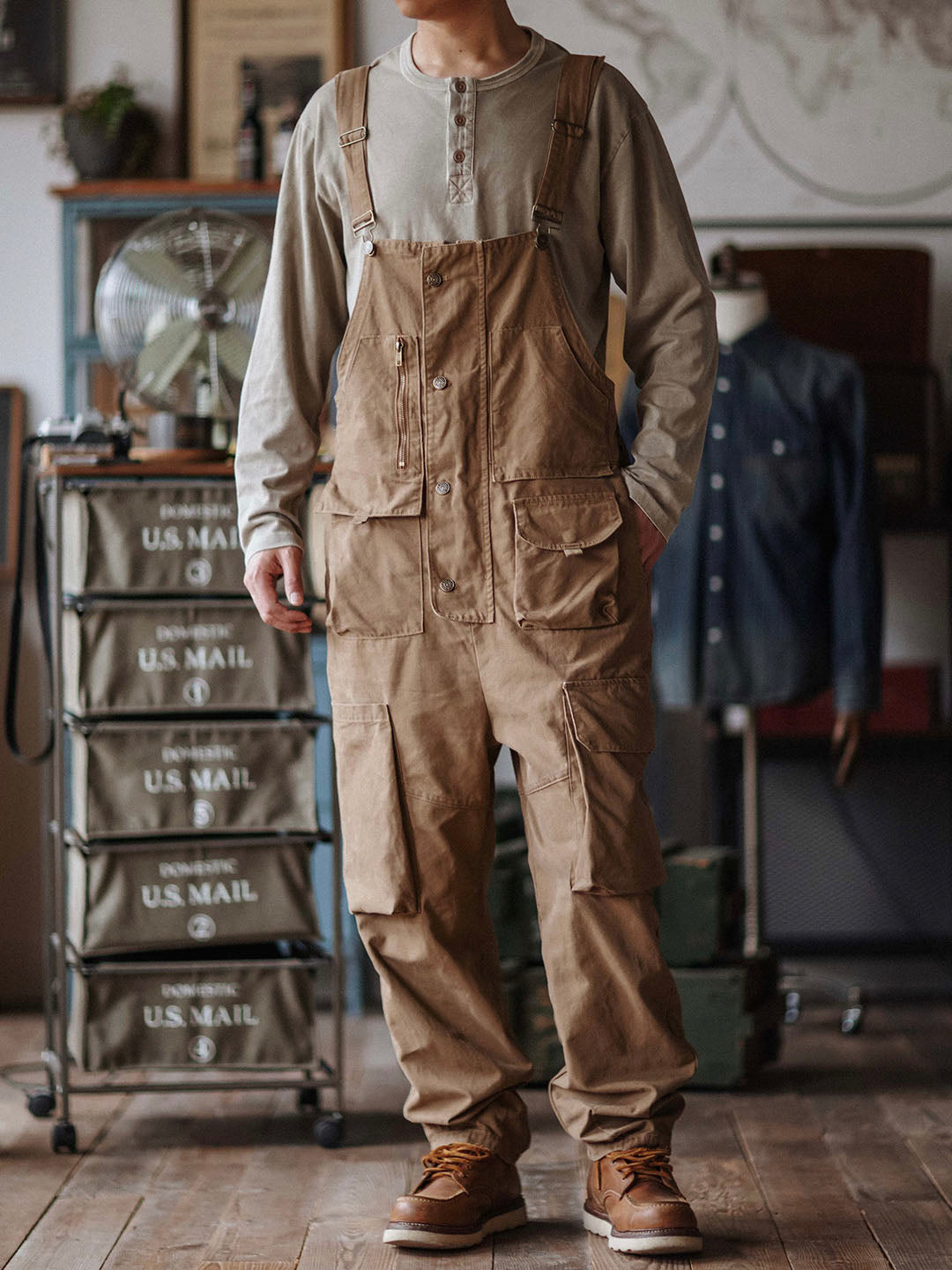 Émile™ | Robuste dunkelblaue Latzhose