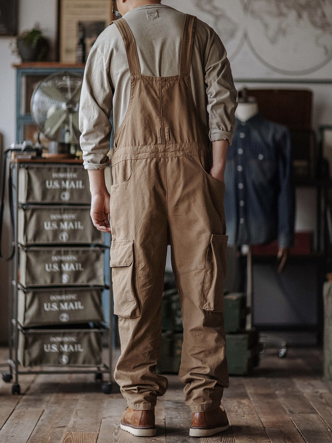 Émile™ | Robuste dunkelblaue Latzhose