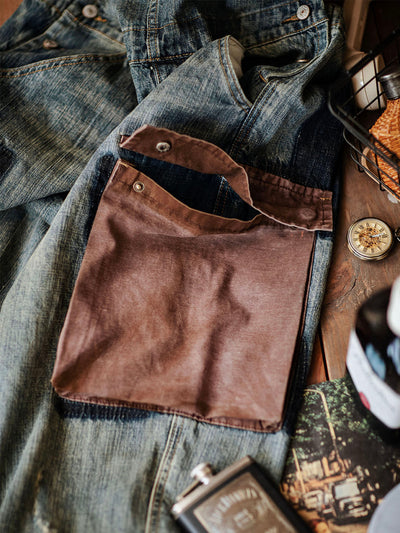 Paul™ | Lässige hellblaue Latzhose
